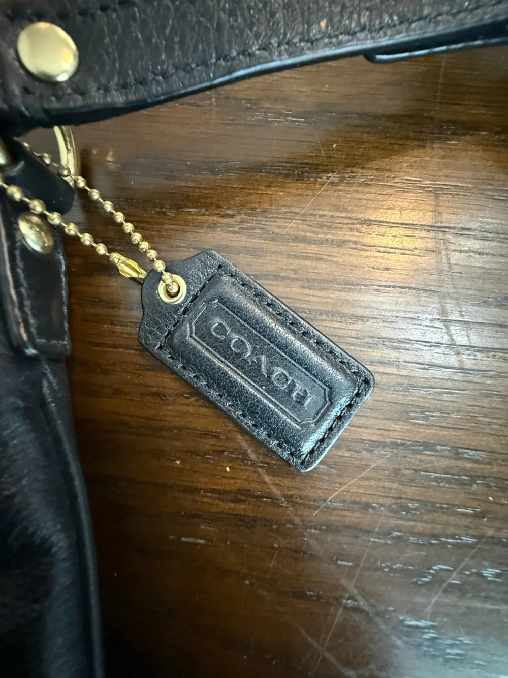 Coach Madison Leather Crossbody Bag Silver Hardware Purple Lining EUC